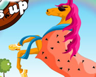 Horse dress up lovas HTML5 jtk