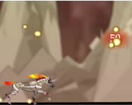 Robot unicorn attack heavy metal lovas HTML5 jtk